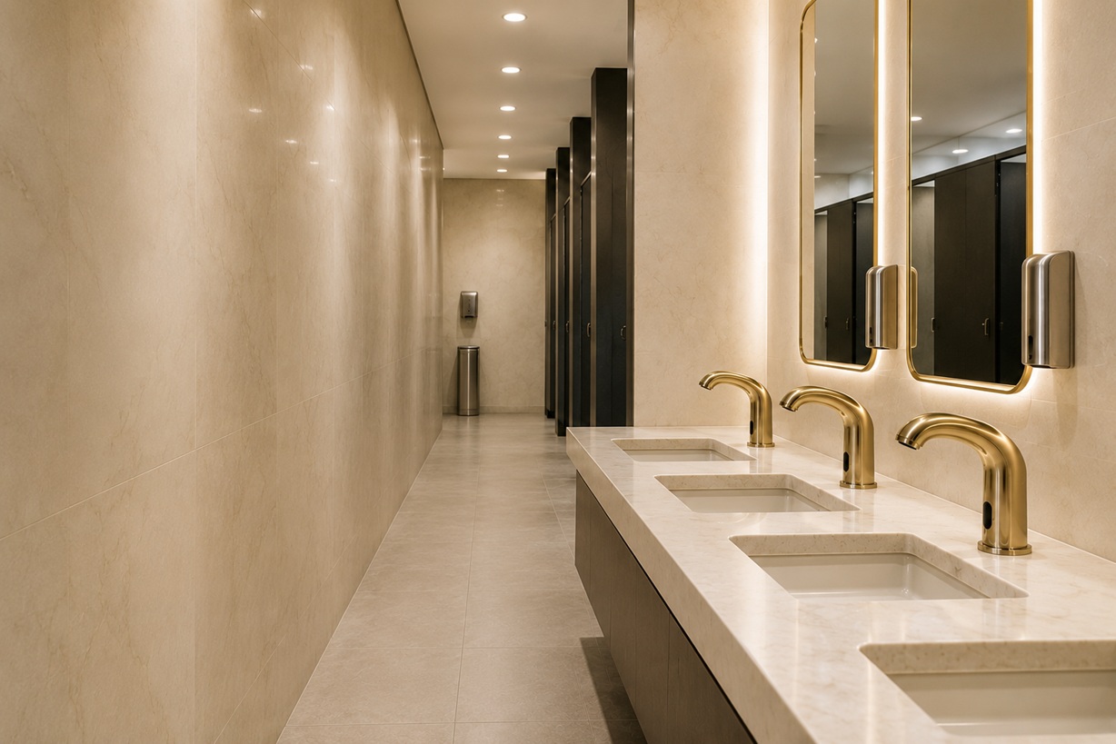 FontanaShowers touchless fixtures for public restrooms